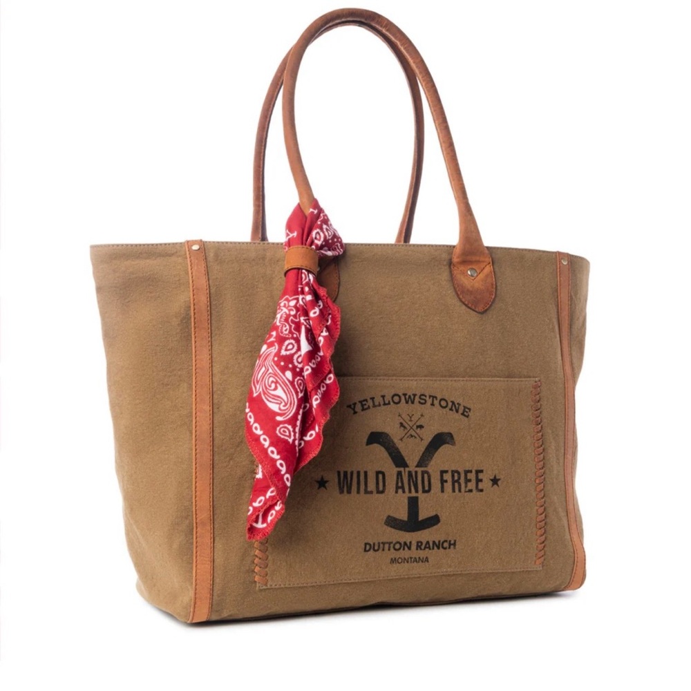 Myra Bag - Yellowstone Velorra Sage Weekender Bag with Scarf - Picture 2 of 4